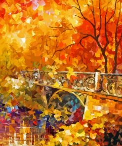 Aesthetic Fall Abstract Diamond Painting