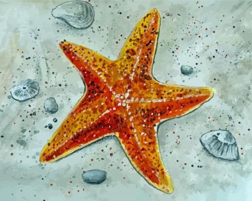 Colden Starfish Diamond Painting