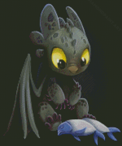 Cool Baby Toothless Diamond Painting