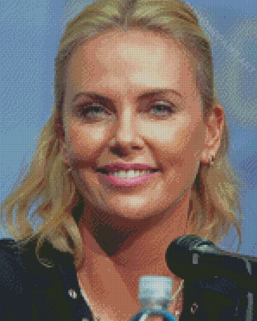 Cool Charlize Theron Diamond Painting