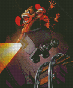 Cool Donkey Kong Diamond Painting