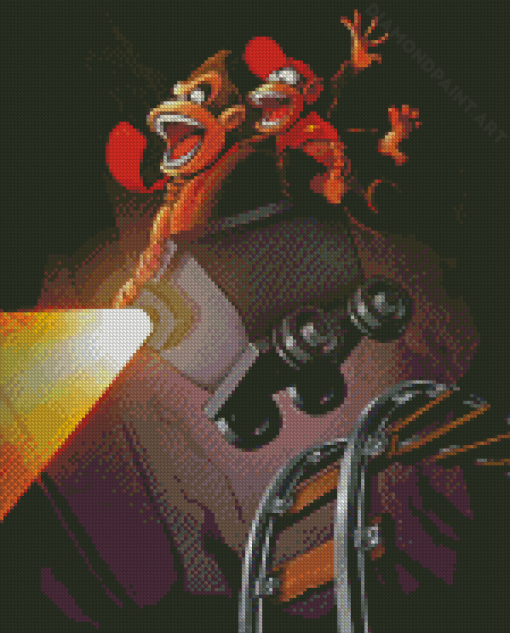 Cool Donkey Kong Diamond Painting