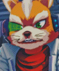 Cool Fox Mccloud Diamond Painting