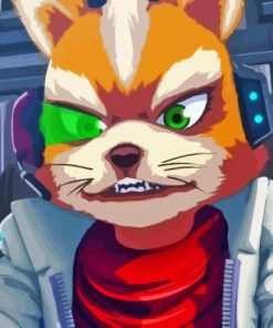 Cool Fox Mccloud Diamond Painting