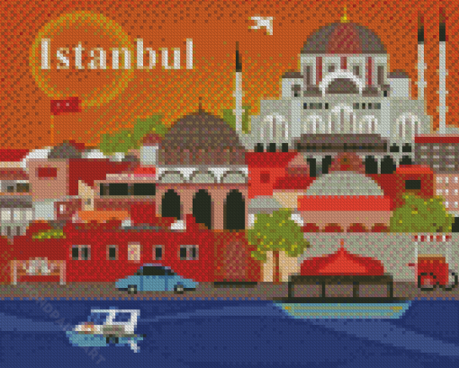 Cool Istanbul Turkey Diamond Painting