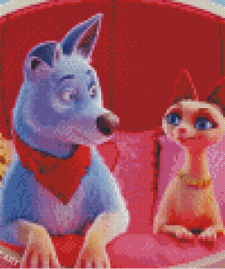 Cute Cartoon Dogs Diamond Painting