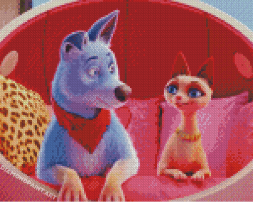 Cute Cartoon Dogs Diamond Painting