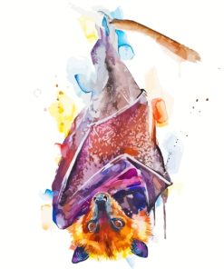 Golden Crowned Flying Fox Art Diamond Painting