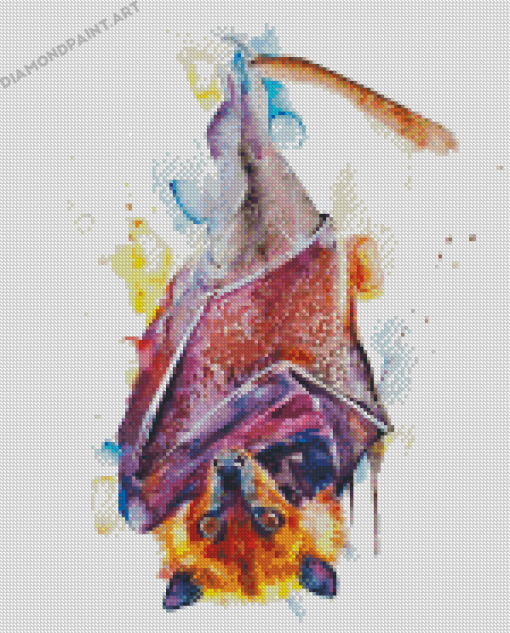 Golden Crowned Flying Fox Art Diamond Painting