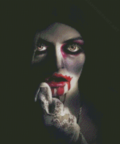 Horror Lady Diamond Painting