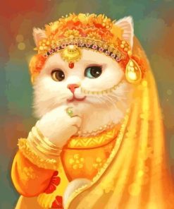 Indian Cat Diamond Painting