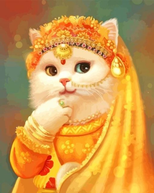 Indian Cat Diamond Painting