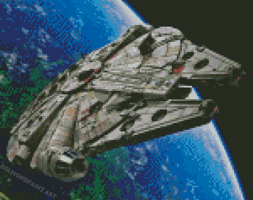 Millennium Falcon Diamond Painting