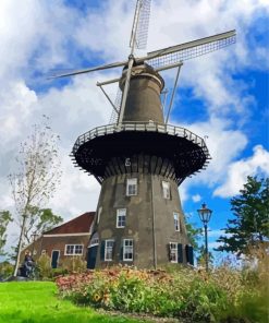 Molen De Valk Leiden Diamond Painting