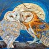 Moon Owls Diamond Painting