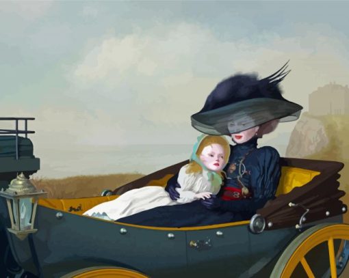 Mother And Daughter Ray Caesar Diamond Painting