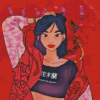 Mulan Vogue Disney Princess Diamond Painting