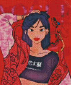 Mulan Vogue Disney Princess Diamond Painting