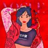 Mulan Vogue Disney Princess Diamond Painting