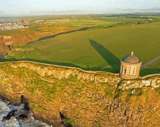 Mussenden Temple In Ireland Diamond Painting