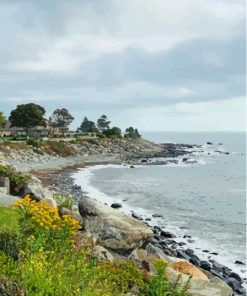 New Hampshire Beach Rye Diamond Painting