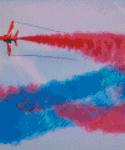 Red Arrows Smoke Diamond Painting