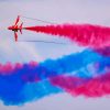 Red Arrows Smoke Diamond Painting