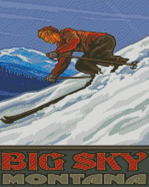 Big Sky Montana Poster Diamond Painting