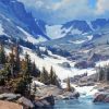 Snowy Western Landscape Diamond Painting