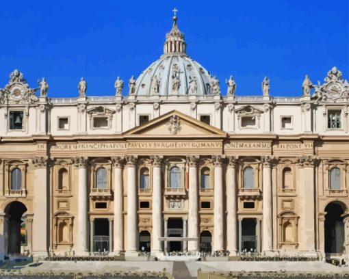 St Peters Basilica Vatican Rome Diamond Painting