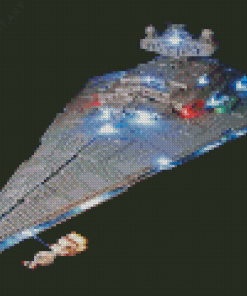 Star Destroyer Ship Diamond Painting