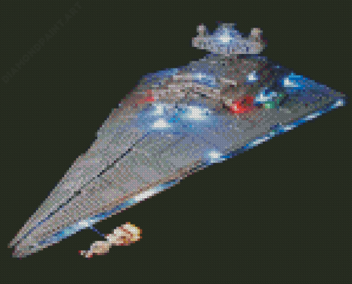 Star Destroyer Ship Diamond Painting