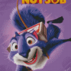 The Nut Job Cartoon Diamond Painting