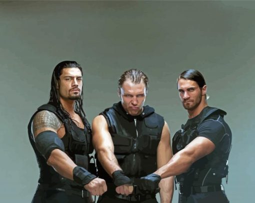 The Shield WWE Diamond Painting