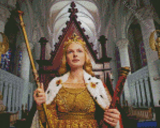 White Queen Diamond Painting