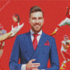 Travis Kelce Diamond Painting art