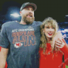 Travis Kelce And Taylor Swift Diamond Painting art