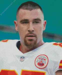 Travis Kelce Diamond Painting art