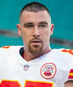 Travis Kelce Diamond Painting art