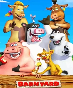 Barnyard Movie Diamond Paintings