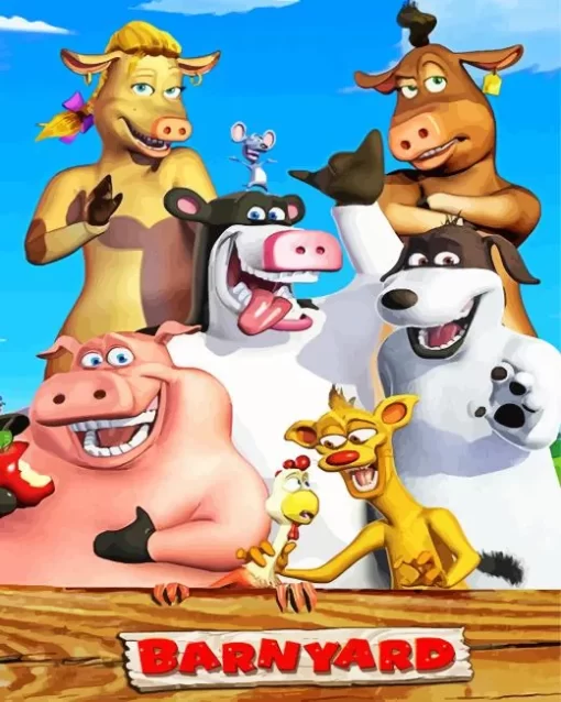 Barnyard Movie Diamond Paintings