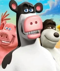 Barnyard Animated Movie Diamond Paintings