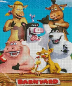 Barnyard Movie Diamond Paintings