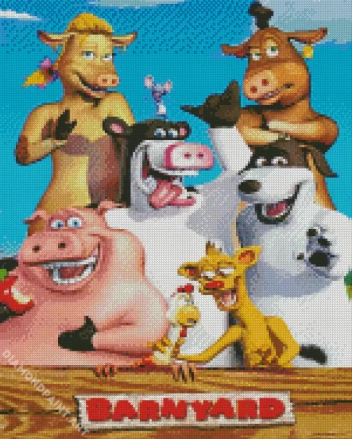 Barnyard Movie Diamond Paintings