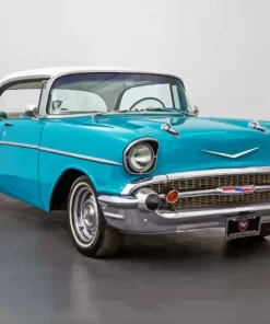 57 Chevy Blue Diamond Paintings