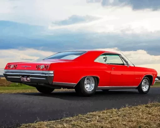 65 Impala In Red Diamond Paintings