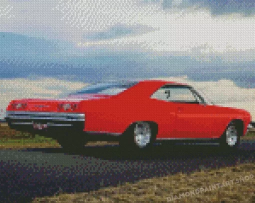 65 Impala In Red Diamond Paintings