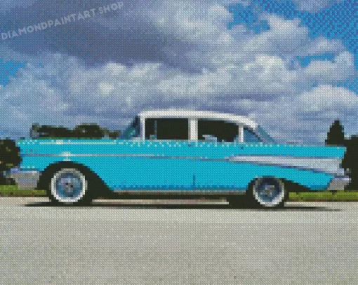 Aesthetic 57 Chevy Car Diamond Paintings