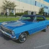 66 Nova Blue Car Diamond Paintings