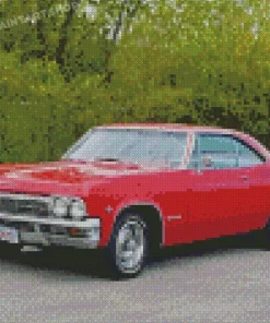 Aethetic 65 Impala In Red Diamond Paintings